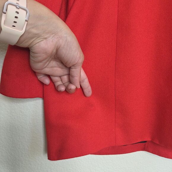 CRISCIONE Vintage 80's Red And Black Blazer Jacket Velvet Appliqué Size XL - Picture 15 of 15